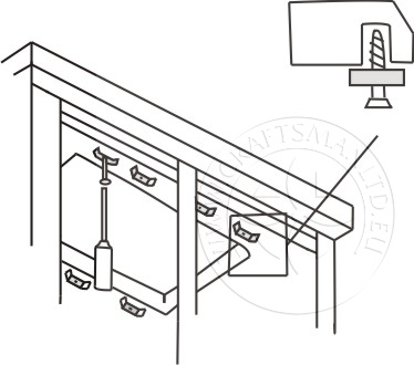 tighten brackets evenly