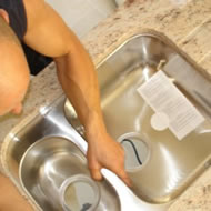 fitting a sink in a granite worktop